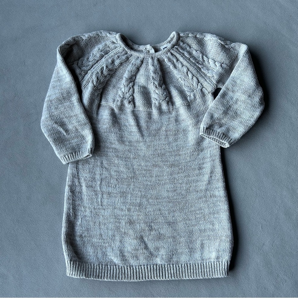 Old Navy ~ Knit Sweater Dress ~ Baby Size 18-24 Months